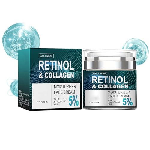 Advanced Retinol Collagen Cream, Retinol Advanced Firming Cream, Retinol Collagen Hyaluronic Acid Face Cream, Day and Night Retinol and Collagen Moisturizer Face Cream (1PC)