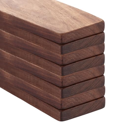 Bois brut de noyer noir 20cm planches rectangulaires stables pour gravure réussie - 6