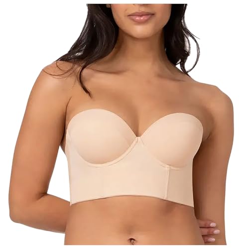 Sujetador ligero sin aros cómodo para mujer, ropa interior para uso diario, paquete de camiseta, beige, 95F