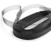 25 Yards of Hard Horsehair Braid with Gathering Thread, 1" Wide, Black