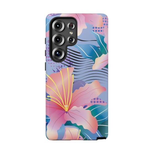 Coque Samsung S25 Ultra fleur rose pour éviter les rayures au quotidien