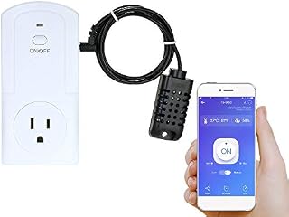 Decdeal WiFi Smart Plug Socket, Wireless APP Remote Control Power Outlet Smart Thermostat