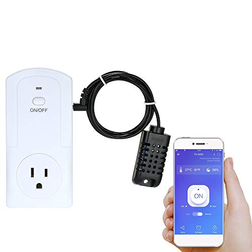 Decdeal WiFi Smart Plug Socket, Wireless APP Remote Control Power Outlet Smart Thermostat