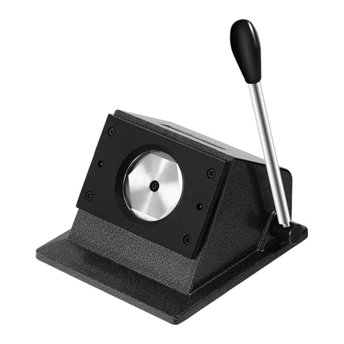 58mm & 70mm Round Punch Die Cutter, Manual Press Button Paper Cutter 2.28 & 2.74 Inch Circle,...