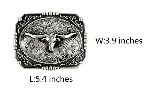 Image of Moranse Cross Cowboy Kneeling Prayer Horse Zinc Alloy Belt Buckles