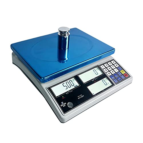 KARMIO 15kg/0,5g Balanza Cuentapiezas Balanza Electrónica Digital De Precisión Pantalla LCD Balanza Analítica De Laboratorio para Industrial/Oro (Size : 15kg/0.1g)