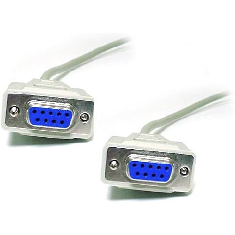 PC Arena DB9 Female DB9 F 9 pin RS232 Serial Null Modem Cable 5m Cover