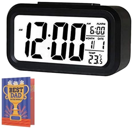 Archies Mini Digital Clock LED Display Electric Alarm Clocks with Sound | A134