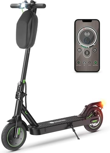 isinwheel Electric Scooter, 8.5/10 Inch Wheel Electric Scooters Adult, Fast E Scooter, 30KM/40KM Long Range, 3 Speed Modes with App Control, Doual Braking System