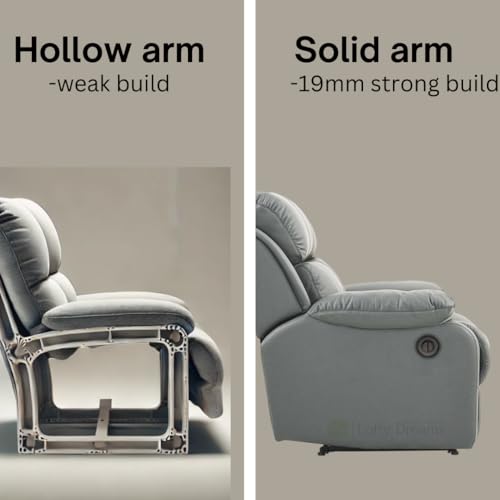 Image of Sofa 3 Seater - Ergonomic Leatherette Design with Plush Support, Includes 5-Year Warranty for Living Room Comfort and Durability