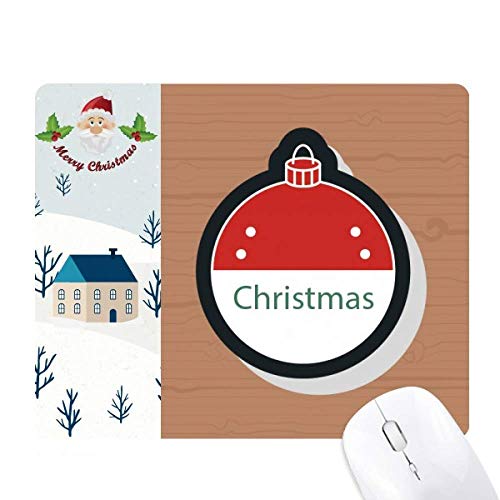 Tapis de souris de Noël avec motif insigne de dessin animé pour ordinateur