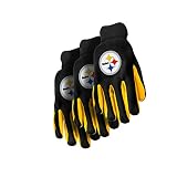 FOCO Forever Collectibles 74213 NFL Pittsburgh Steelers Colored Palm Glove