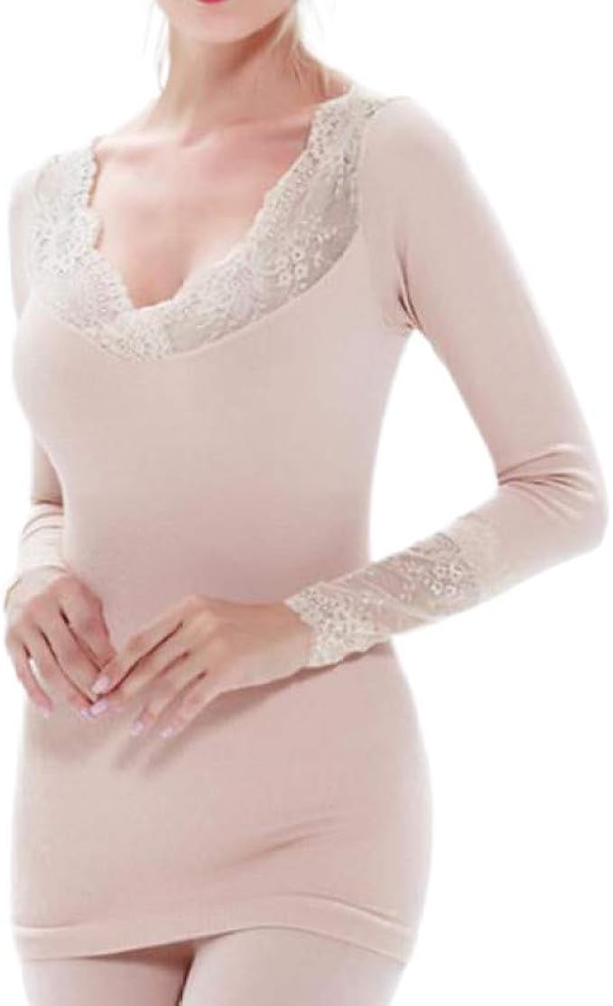 LUCACO Thermal Underwear Set Women Long 