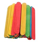 Jeu interactif : ces bâtons sont adaptés au jeu interactif, encourageant les enfants à travailler ensemble sur des projets et améliorant leurs compétences sociales, bâtonnet de popsicle coloré, bâtonnets de popsicle pour cirer
