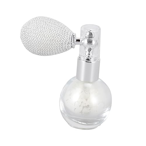 NULYLU Skin Sparkle Spray Highlighter Glitter Liquid Spray Makeup High Gloss Powder Sprayer Perfume Bottle Loose Powder Spraying Tool Pearl White