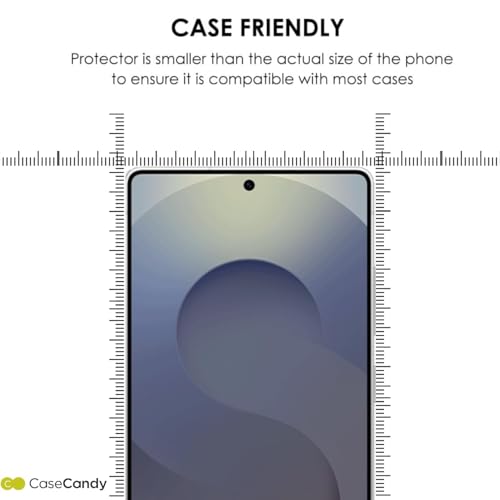 Image of Casecandy - (Pack 2 Screen Protector for Samsung S25 Ultra | Transparent Screen Guard For Galaxy S25 Ultra Fingerprint Support /S PEN Compatible /HD