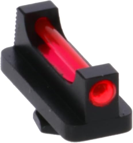 Miniatura 7 de TRUGLO Fiber-Optic Pro Handgun Night Sight with Extra Fibers & Reflector Tape Vista compacta y duradera de alta visibilidad para pistolas Negro