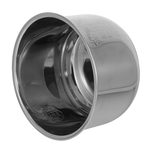 ABOOFAN Olla Antiadherente Inoxidable para Cocinas Eléctricas y Ollas de Presión Compatible con Cocción y Vapor Diámetro para Uso Hogar y Oficina