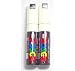 Uni Posca Paint Marker PC-8K White, 2 pens per Pack(Japan Import) [Komainu-Dou Original Package]