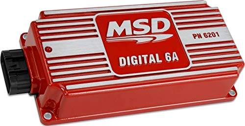 Msd Digital 6A Ignition Control Box,No Rev Limiter,Red,520-540V Primary Voltage,45,000V Secondary Voltage,Compatible With 4-6-8 Cylinder Engines #TOP9