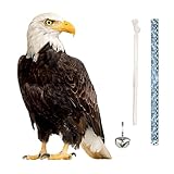 AZNABLE 鳥よけ フクロウ 鷹 鳥よけグッズ カラス除け ベランダ 置物 フクロウ型鳥よけ 吊り下げ式 カラス撃退 (デザインB)