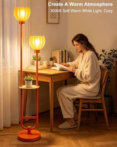 Image of Lightdot Globe Floor Lamp with LED Bulbs Included, Dimmable Floor Lamps,Unique Modern Standing Tall Lamp for Bedroom Living Room /Sofa Beside /Corner Decor-Gold