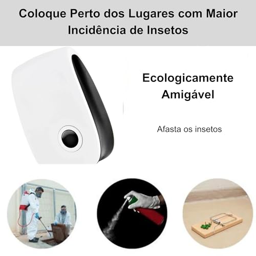 Repelente Elétrico, Repelente Ultrassonico, Repelente Elétrico Aparelho, Repelente de Insetos, Repel
