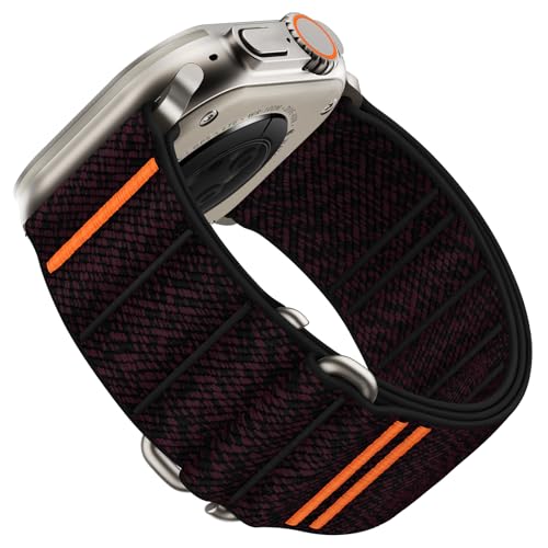 Image of Suitisbest Sport Bands Compatible with Apple Watch Ultra Band 49mm 45mm 44mm 42mm 38mm 40mm 41mm Men Women, Stretchy Nylon Sport Loop Strap with S-Hook for iWatch Series Ultra SE 9 8 7 6 5 4 3 2 1