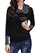 TINHAO Women's Nursing Breastfeeding Cowl Neck Polka Dot Print Long Sleeve Maternity Blouse Top