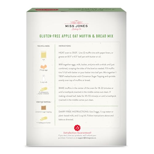 Miss Jones Baking Miss Jones Gluten Free Cinnamon Apple Oat Muffin Mix thumb #2