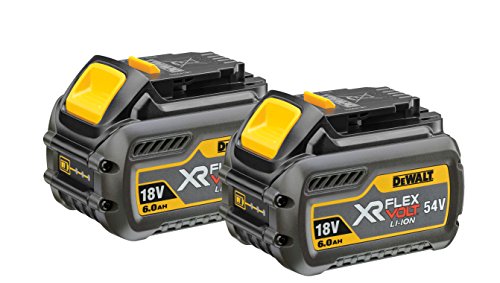 DeWalt DCB132T2-QW - 18/54V XR FLEXVOLT 6AH BATTERY X 2 AND DUAL CHARGER STARTER KIT