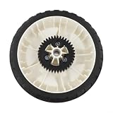 20,3 cm Hinterrad mit 38 Zähnen Getriebe für Toro 22 Zoll Schubmäher, robustes Kunststoff-Rasenschneider-Rad Ersatzteil 115-4695 138-3216 (1 Stück)