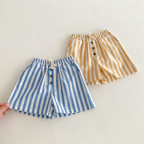 Shorts en coton lin pour bébé et enfant de 3 mois à 5 ans - 3