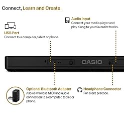 Casio CT-S400 CASIOTONE Clavier avec 61 touches standard à frappe dynamique, 600 sons et 200 rythmes d’accompagnement… - Les Beatles, Paul McCartney, John Lennon, RIngo Starr, George Harrison Casio CT-S400 CASIOTONE Clavier avec 61 touches standard à frappe dynamique, 600 sons et 200 rythmes d'accompagnement… – Image 4