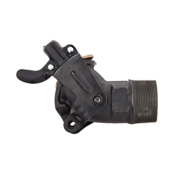 Dixon D75 Iron Drum Gate Valve, 2" NPT Male Commercial Valves and