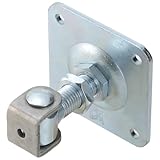 Dieffematic 378.24 Cardine per Cancello Battente - con Piastra Cavallotto e Controdado Zin...