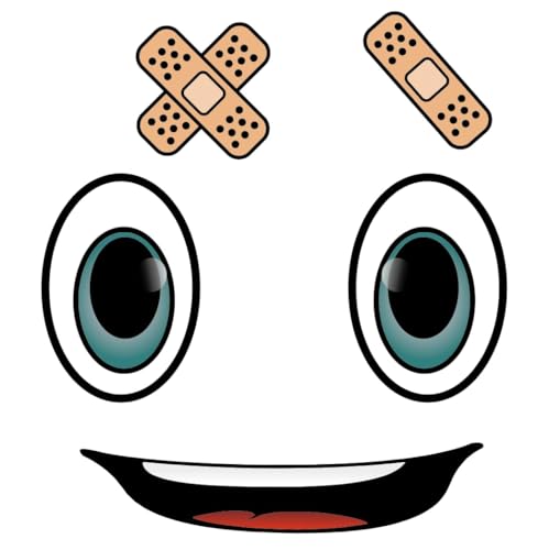 TF Skins Pegatinas cara ojos para robot aspirador, robot cortacésped, robot limpiador, robot aspirador Thermomix, cubos de basura, juego de pegatinas decorativas