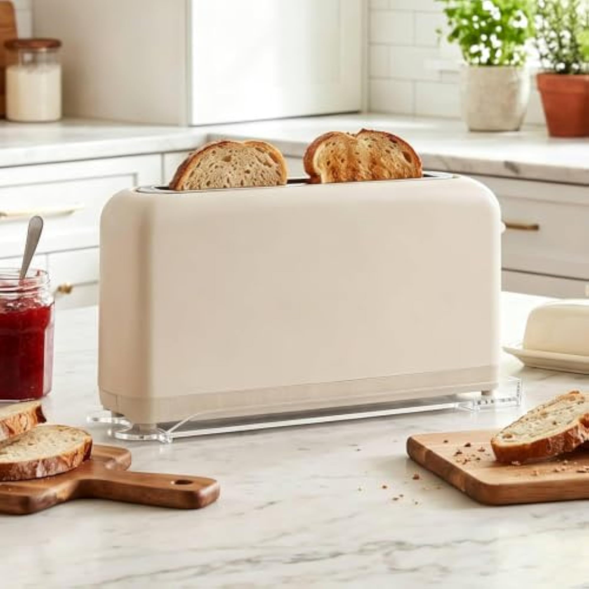 Toaster Tray Decoration, Clear Versatile Base Stand