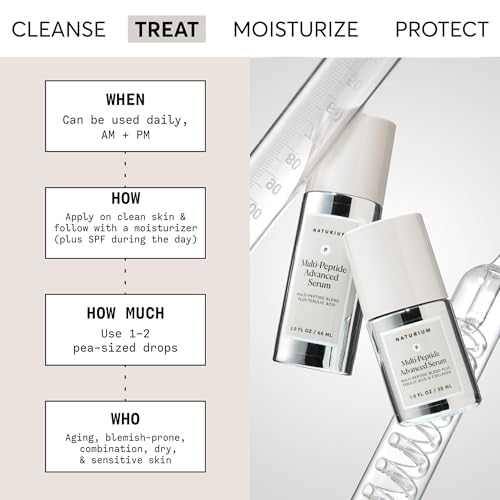 Image of Naturium Multi-Peptide Advanced Serum Jumbo, Firming & Smoothing Face Serum for Fine Lines & Wrinkles with Advanced Multi-Peptide Blend, 2 oz