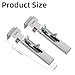 2 Pack Drawer Front Installation Clamps，Quick-Install Drawer Mounting Clips，Cabinet Installation Tool For Woodworking Cabinet Drawer Fronts Clamps, Adjustable Width 21 Mm - 50 Mm, With Batch Corners