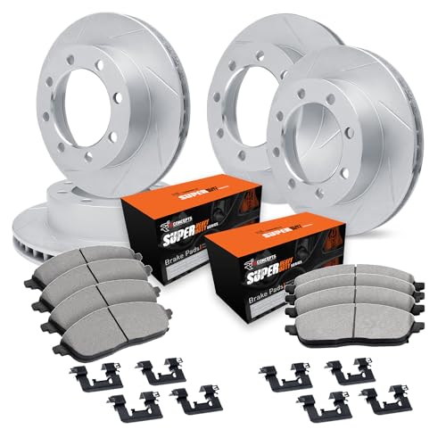 Image of R1 Concepts Front and Rear Brake Kit Fits 1999-2004 Ford F-250, F-350