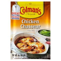 Chicken Chasseur Colmans mélange d'épices en sachet pour plat mijoté