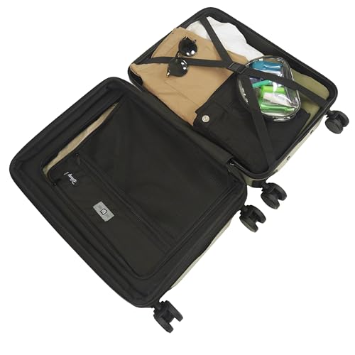 FUL Disney Winnie The Pooh 22.5 Inch Carry-On Luggage, Hardshell Rolling Suitcase with Spinner Wheels, White, Medium4