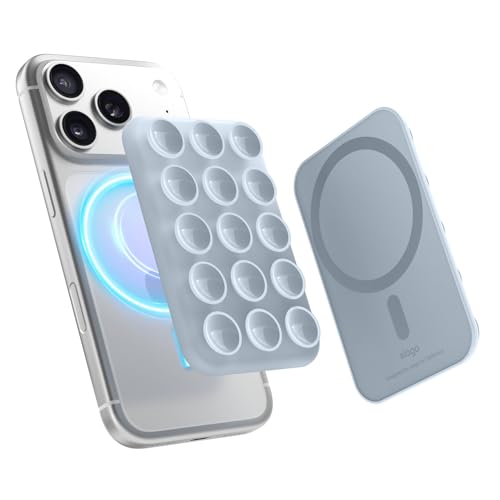 Image of elago Magnetic Suction Cup Phone Mount for iPhone, Compatible with MagSafe