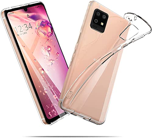 AQUOS zero6 SHG04用の ケース 透明 耐衝撃 超薄型 超軽量 擦り傷防止 スマホケース SHG04 ケース 透明 TPU素材を使用した耐水、防指紋、黄変防止、散熱加工の超薄型、最軽量TPUケース AQUOS zero6 SHG04 ケース クリア シリコン 透明 クリア ケース