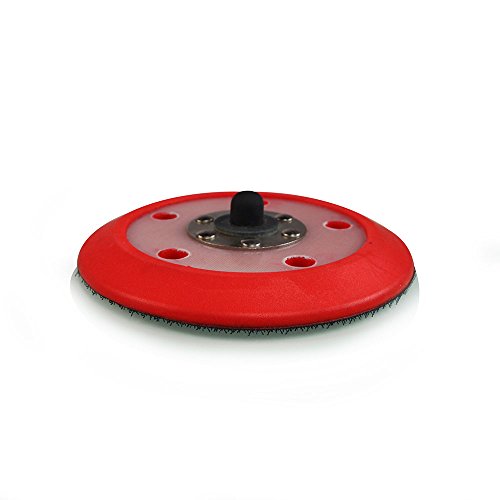 Chemical Guys TORQ BUFLC201 R5 Dual-Action Backing Plate with Hyper Flex Technology, Red (5 Inch) - Used condition - US$17.72