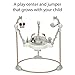 Safety 1st Bob-and-Twist Activity Center, 3-in-1 Play Center, Bouncer, and Jumper, Dunes Edge