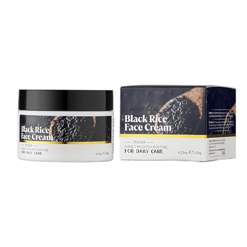 Crema Viso Antiossidante al Riso Nero 120g, Trattamento Rivitalizzante e