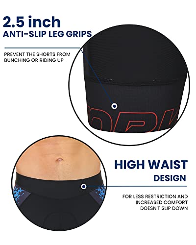 Dealyork Men's Padded Bike Shorts Cycling Underwear 3D Padding Bicycle Biking Riding Half Pants Mtb Liner Mountain Underpants For Cycle Biker #TOP2