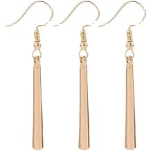 3 Pcs Gold Clip On Anime Cosplay Earrings Zoro Earrings for Women Men Dangle Hoop Cartilage Earrings D-3PCS Hook Stud